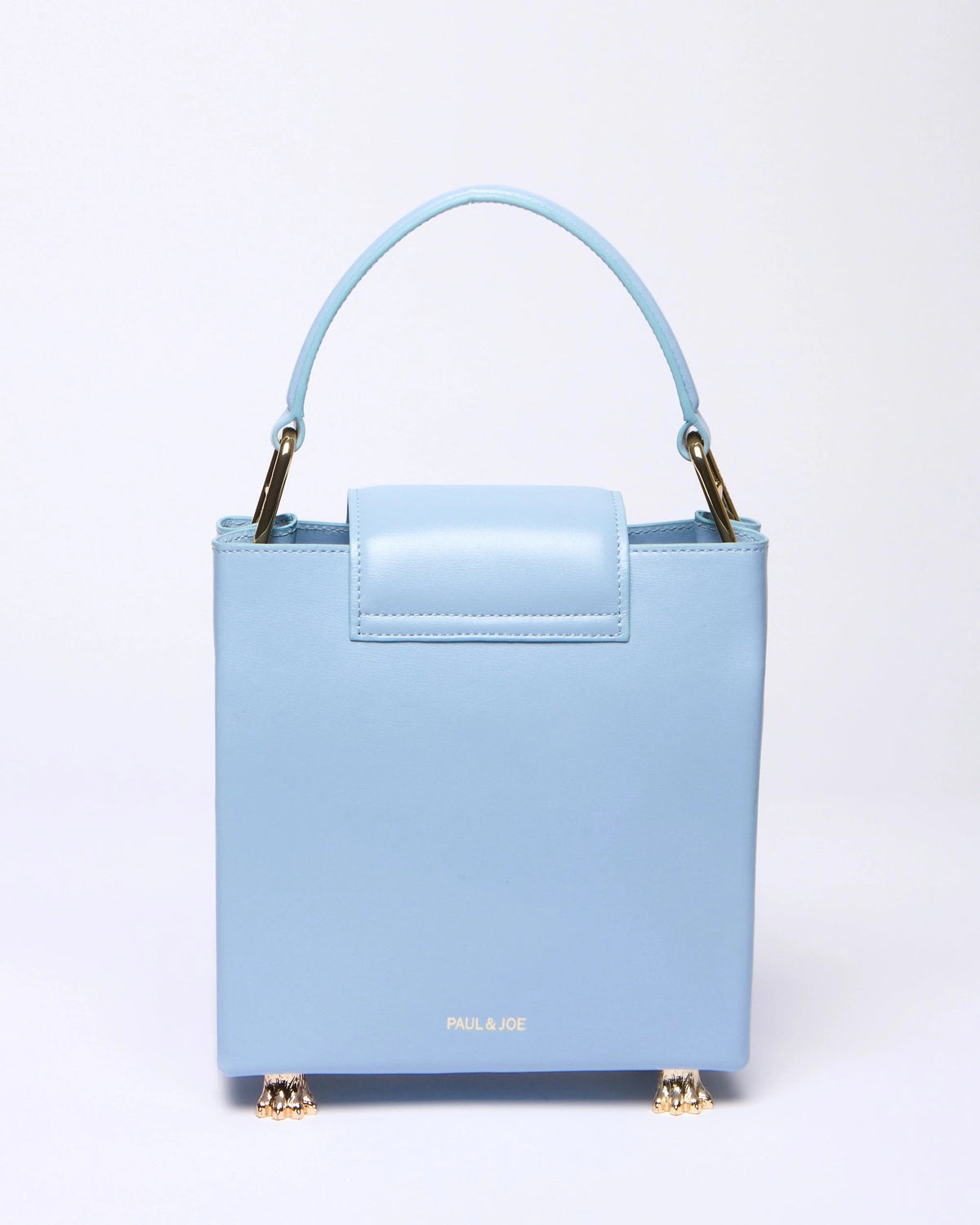 Paul & Joe Charlotte sac cuir bleu tête de chat 17,5 cm