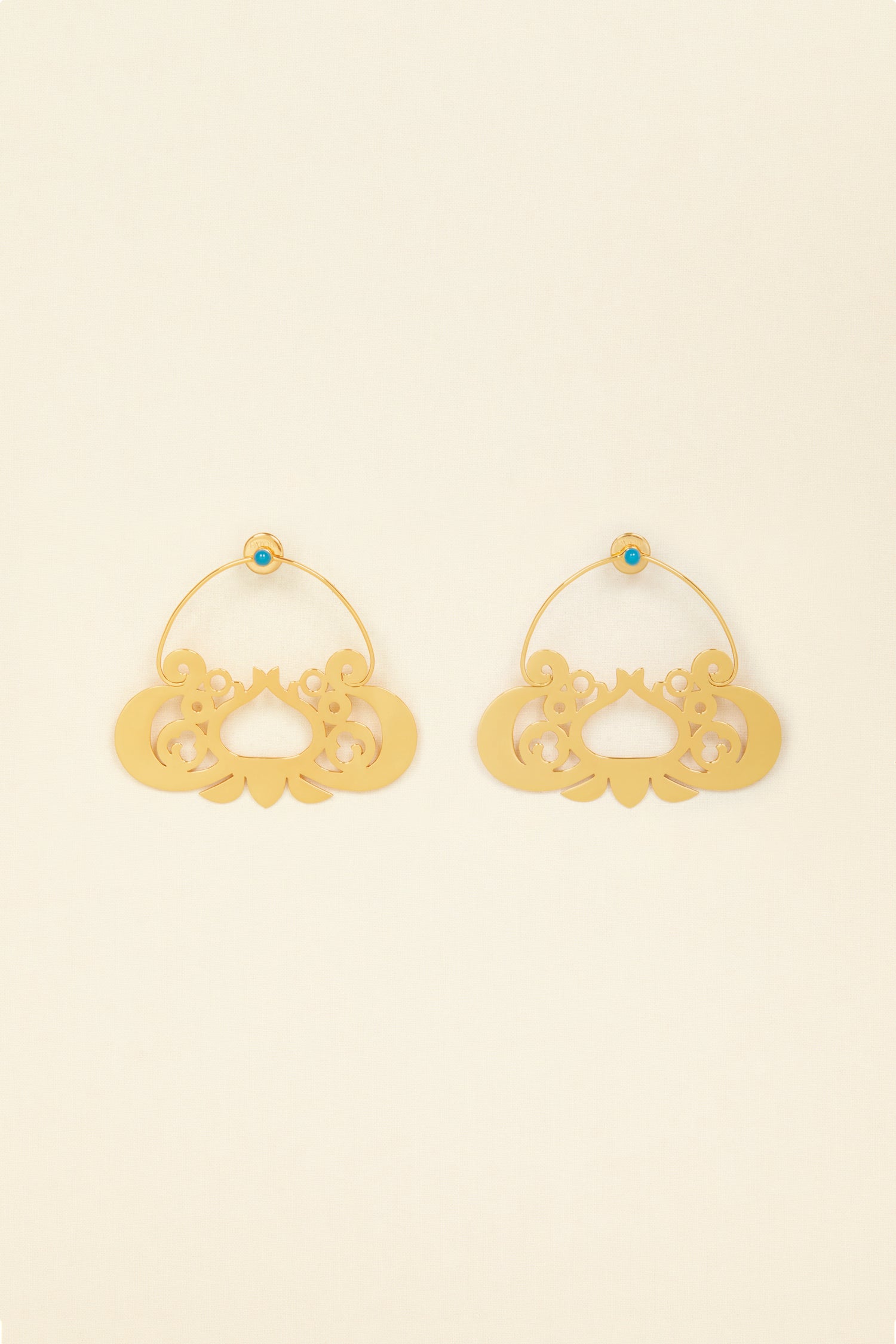 Patou Jewellery A21JW0711000622B créoles perles Bleu