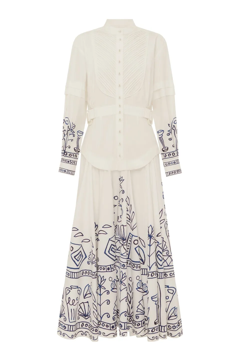 Alemais Leela Shirtdress robe chemise coton