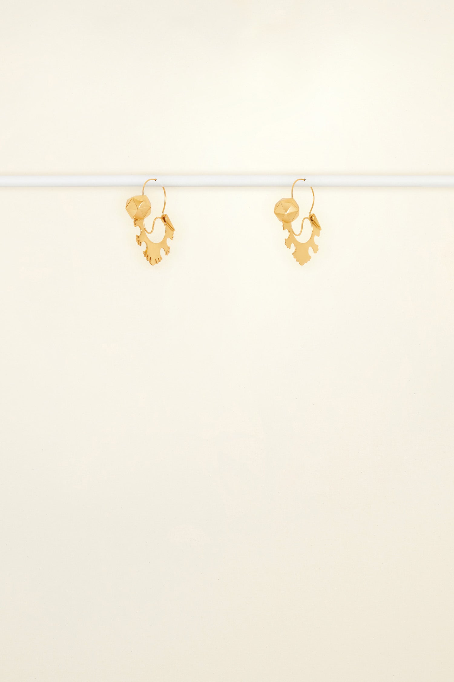 Patou Jewellery JW063 boucles d'oreilles laiton doré