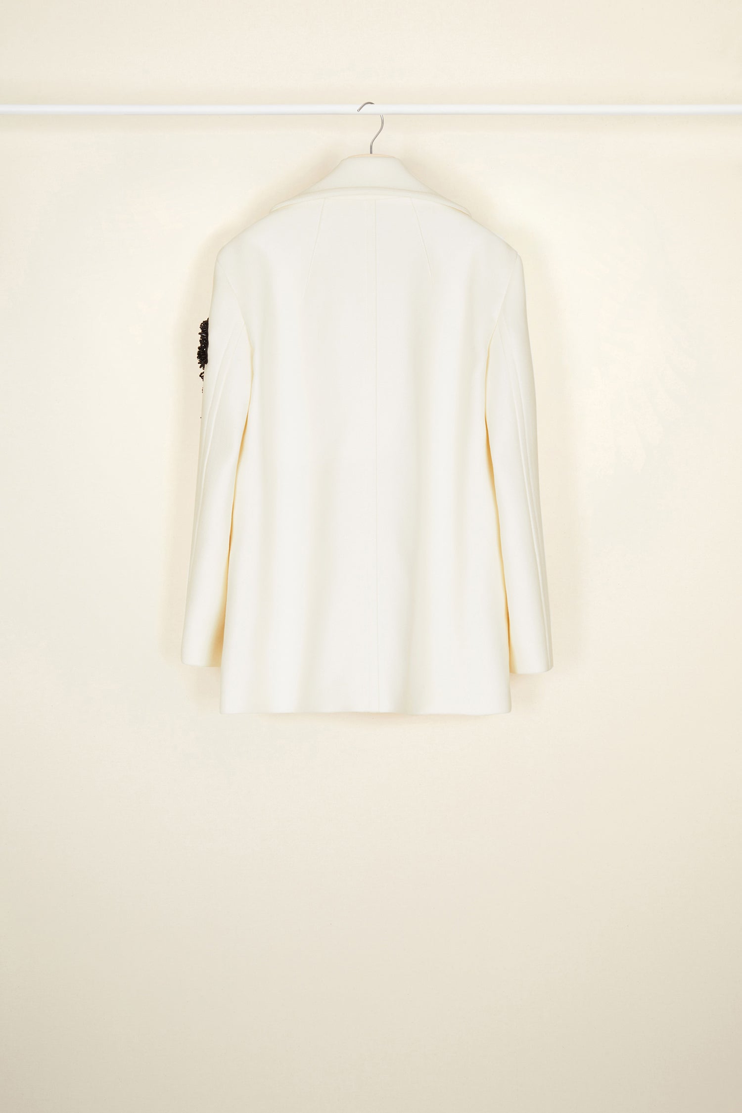 Patou Coats CO001 caban laine vierge Perle