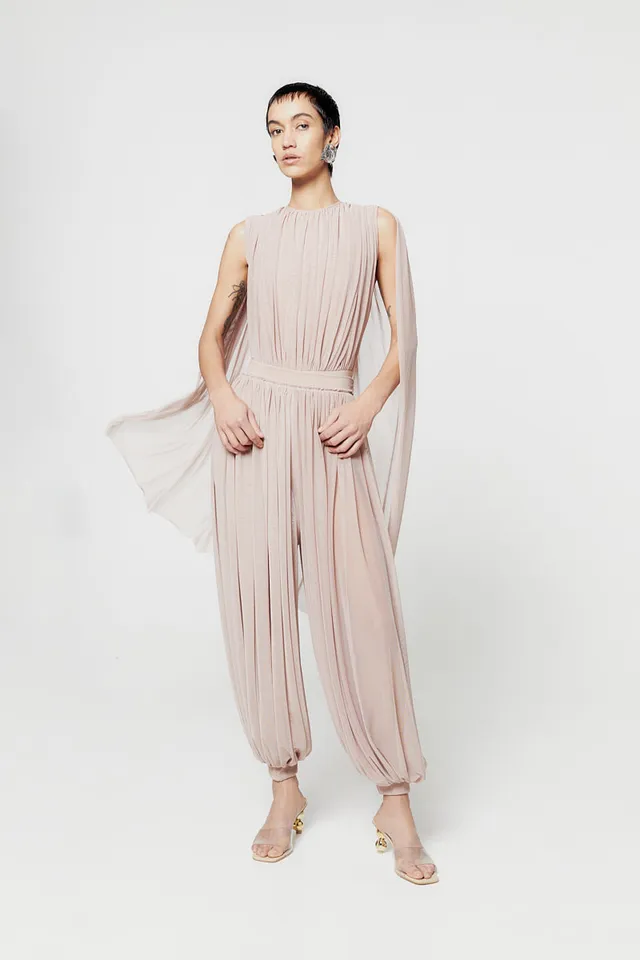 ATU Body Couture pantalon tulle nude taille haute S