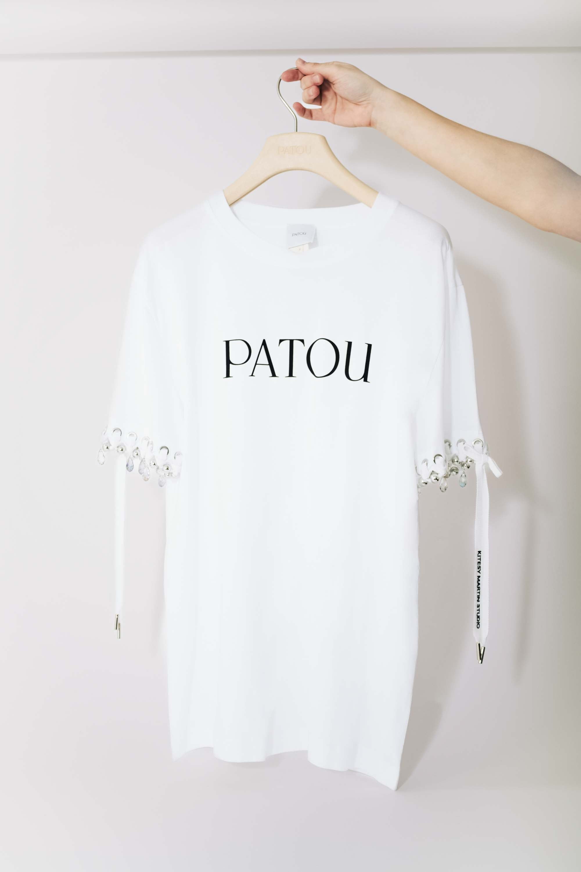 Patou Upcycling SP050 t-shirt coton bio blanc