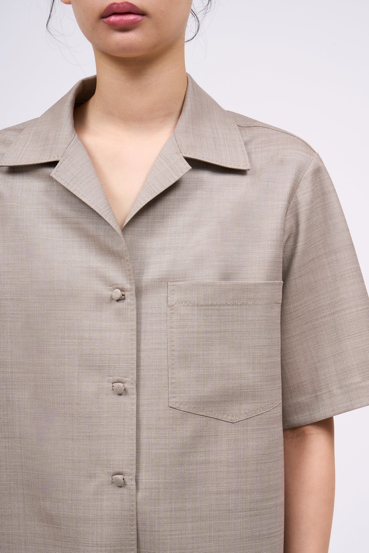 Paul & Joe Phoeby chemise large laine vierge manches courtes