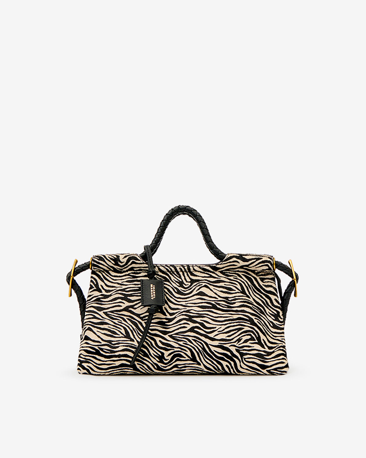 Isabel Marant Pipa M PM0124FA sac cuir pony zèbre