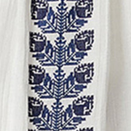 Isabel Marant Lena HT0841FA Blouse écru bleu gaze coton