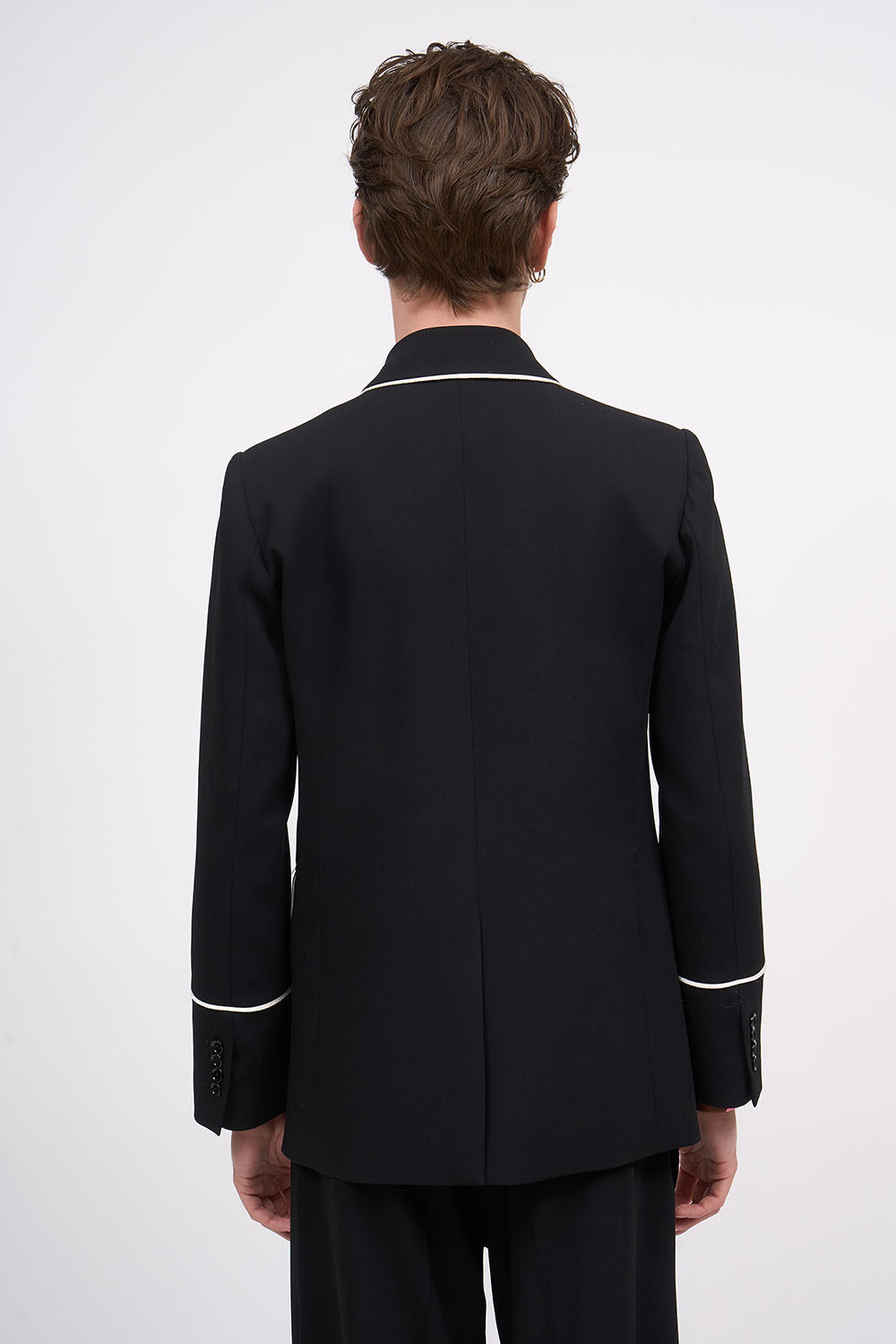 Paul & Joe Tailoring veste Bob noir S twill de laine