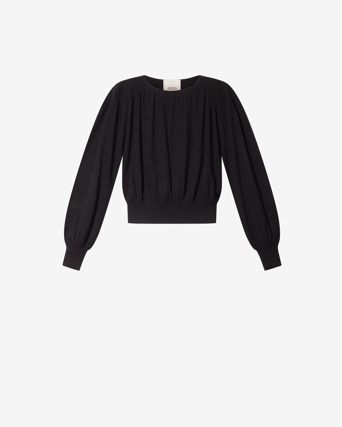 Isabel Marant Enza pull noir viscose laine ample