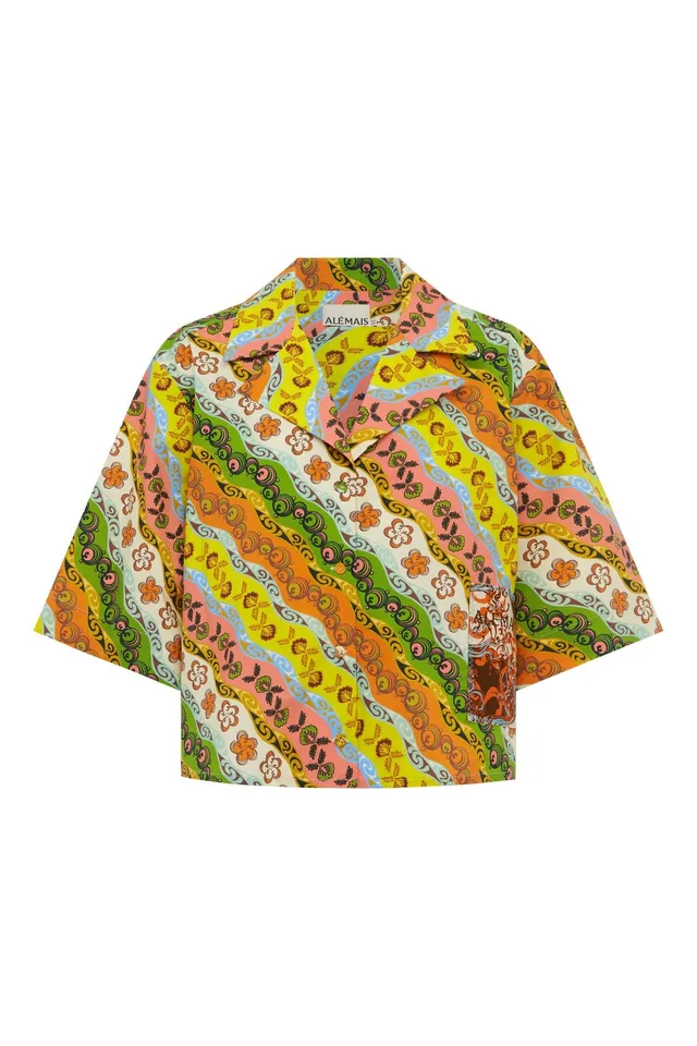 Alemäis Janine chemise oversize coton imprimé floral