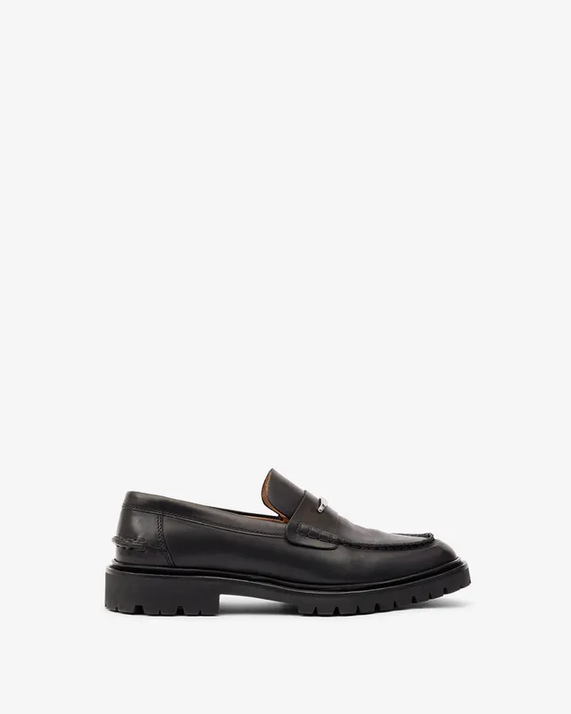 Isabel Marant Frezzah mocassins homme cuir noir 39-45