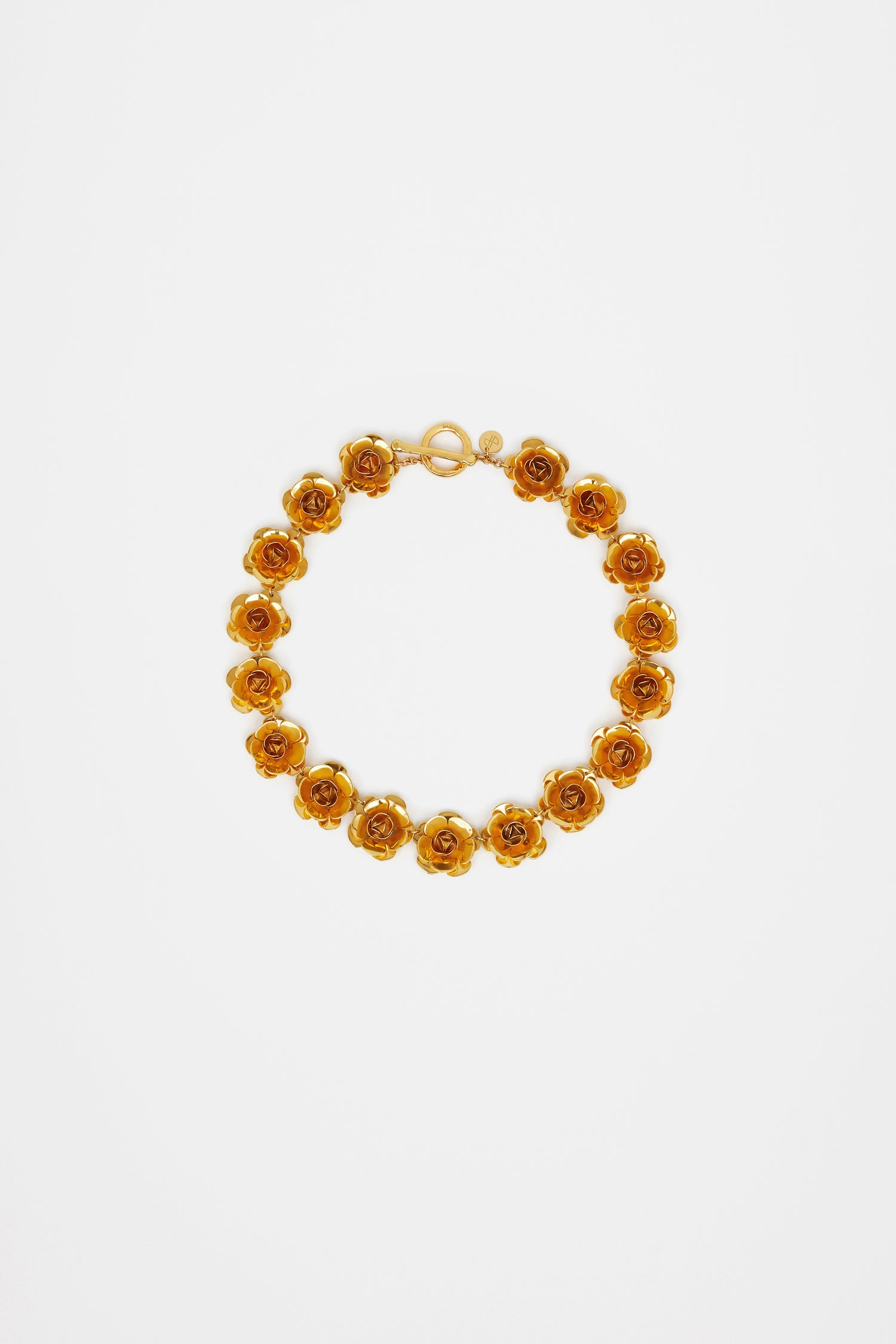 Patou JW090 collier fleur doré 46 cm taille unique