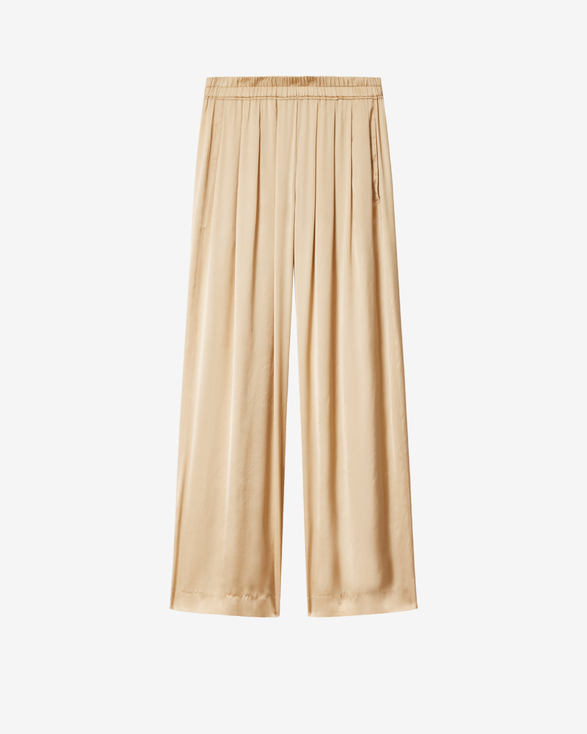 Isabel Marant Nolia pantalon satin beige large
