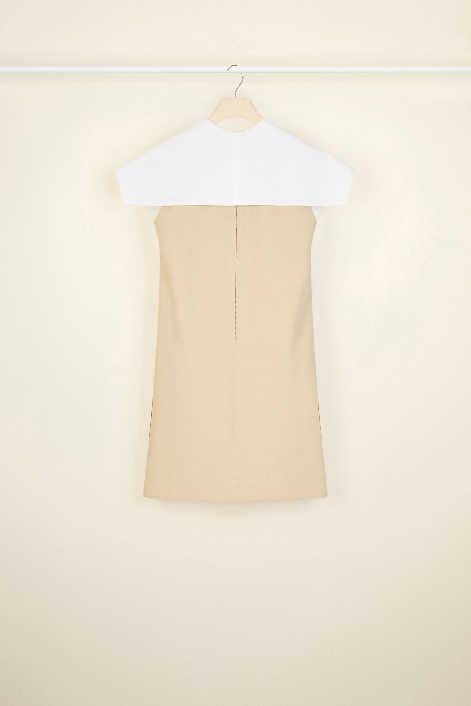Patou robe P21DR0720074093S Sand mini coton bio col