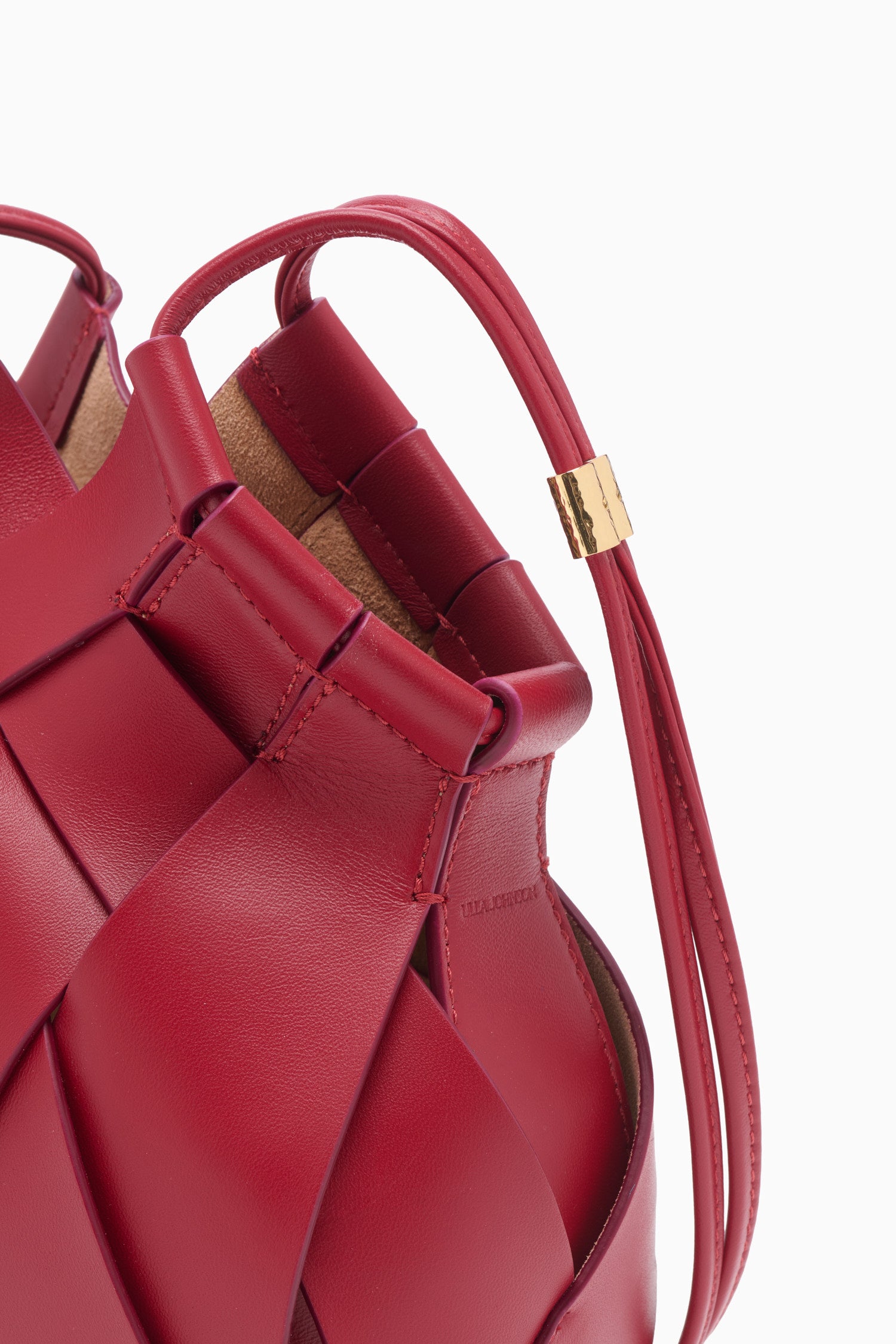 Ulla Johnson Charlotte Crossbody Sac Claret Cuir Agneau