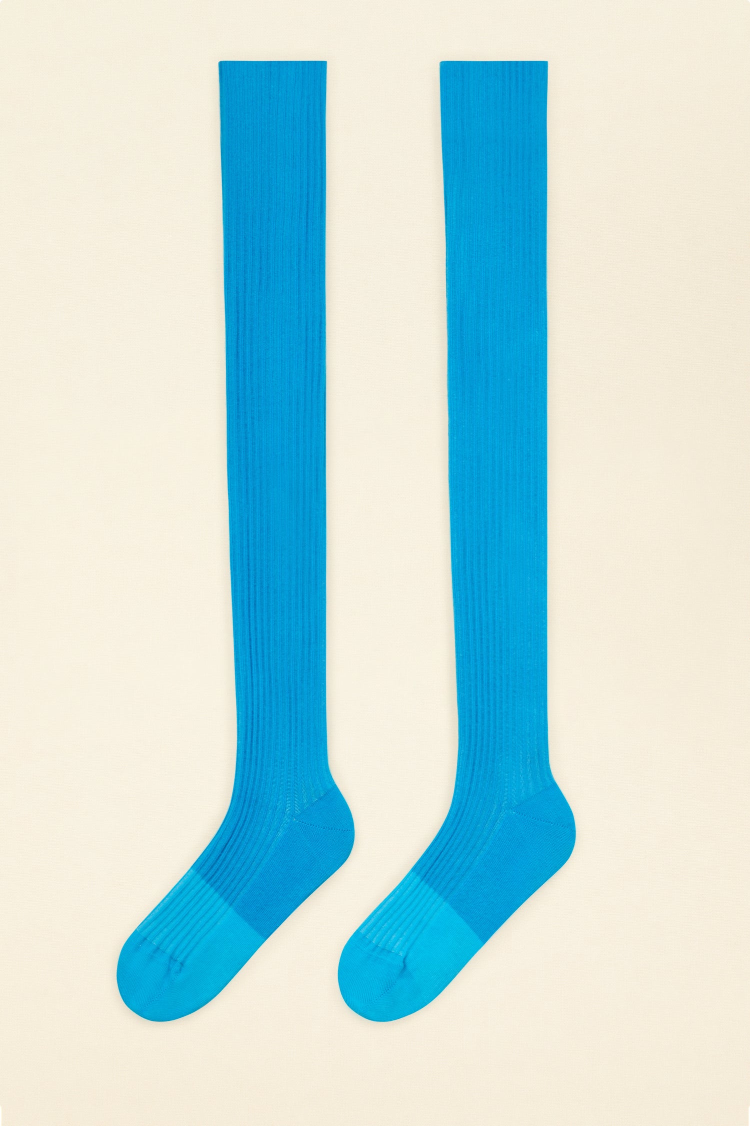 Patou Accessories A21AC0220100622B chaussettes coton bio bleu lot 2