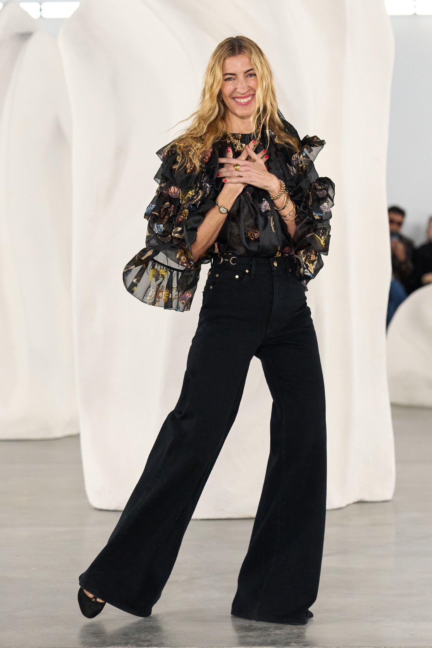 Ulla Johnson Elice chemisier soie noir Raven