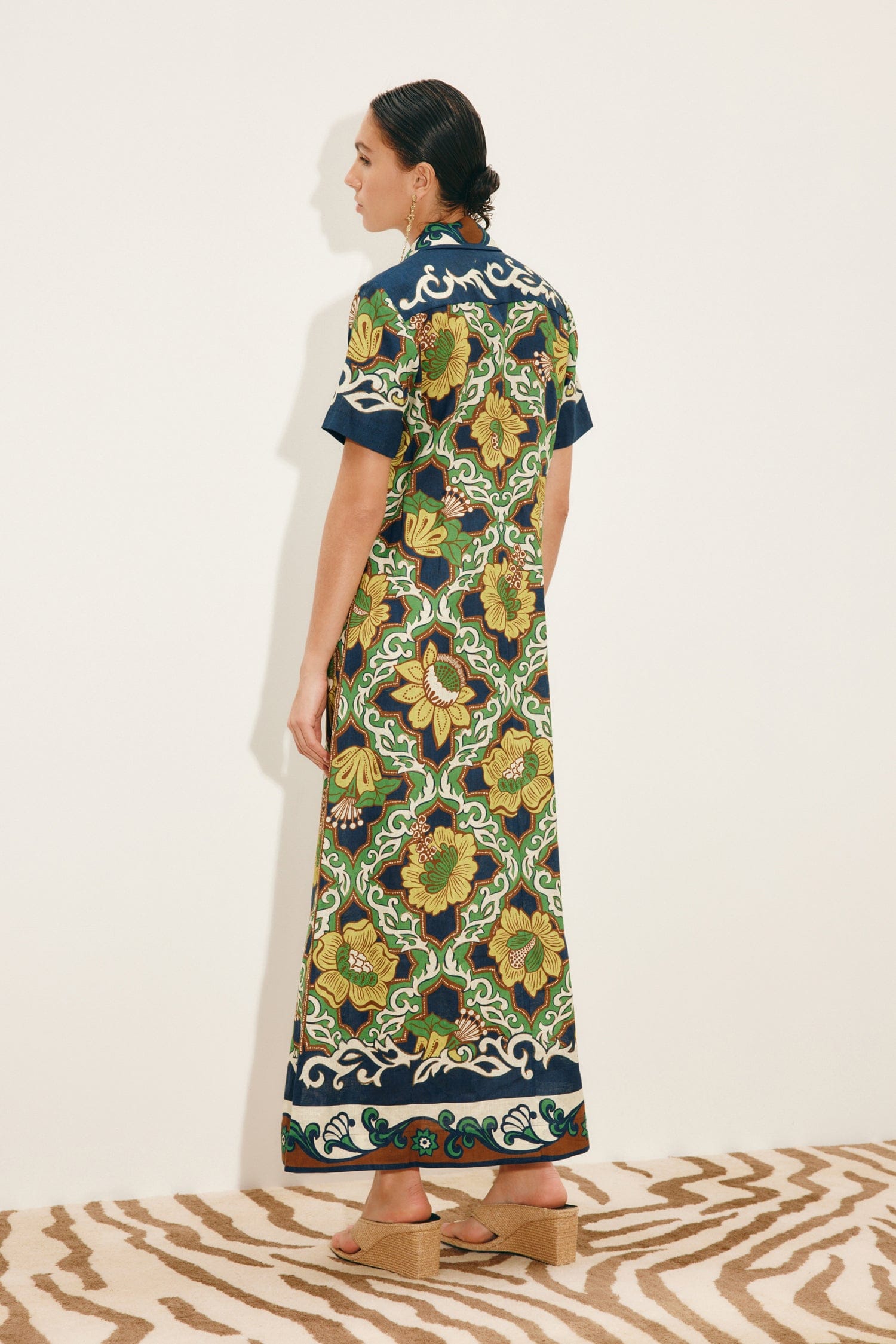 Alemaïs Liana Shirtdress robe chemise midi lin