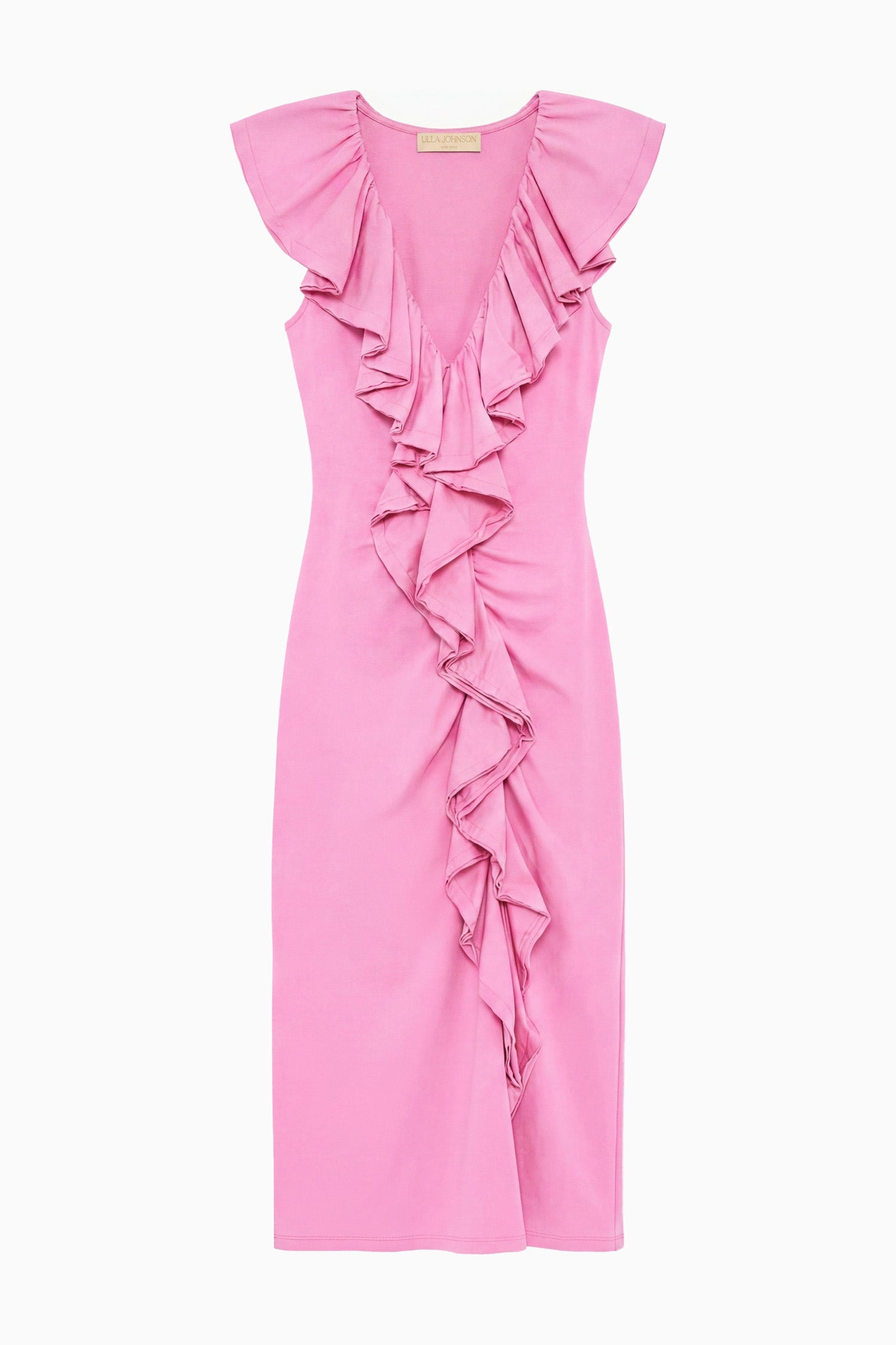 Ulla Johnson Chiara robe midi petunia coton bio