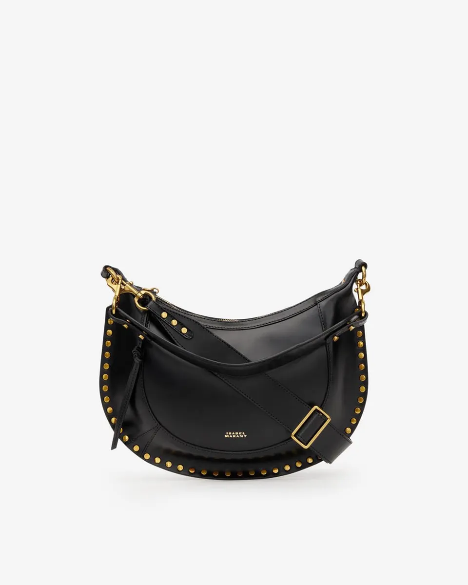 Isabel Marant Naoko sac cuir noir clous 33 cm