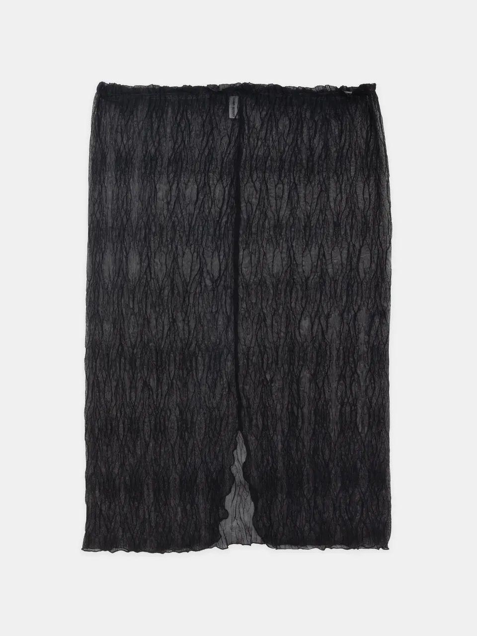 Ester Manas Black Crumpled Easy Skirt jupe noire midi