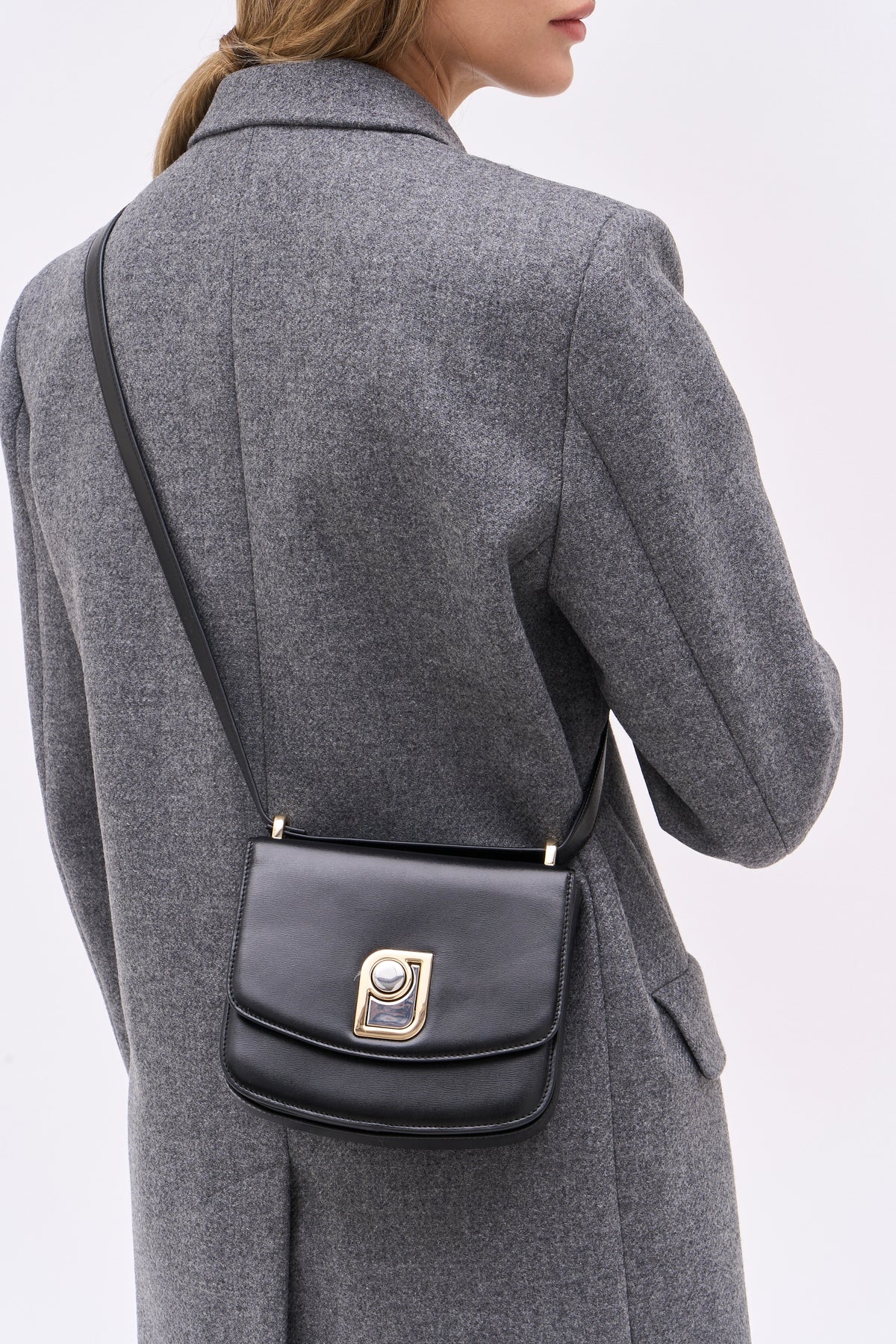 PAUL & JOE Jeanne petit sac cuir lisse noir 18 cm