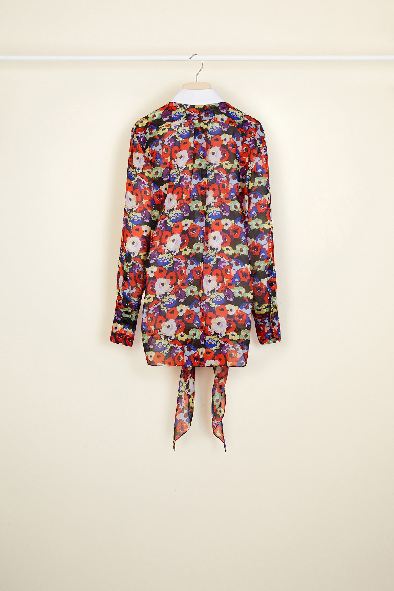 Patou P20BL00300235023 blouse soie imprimé fleurs