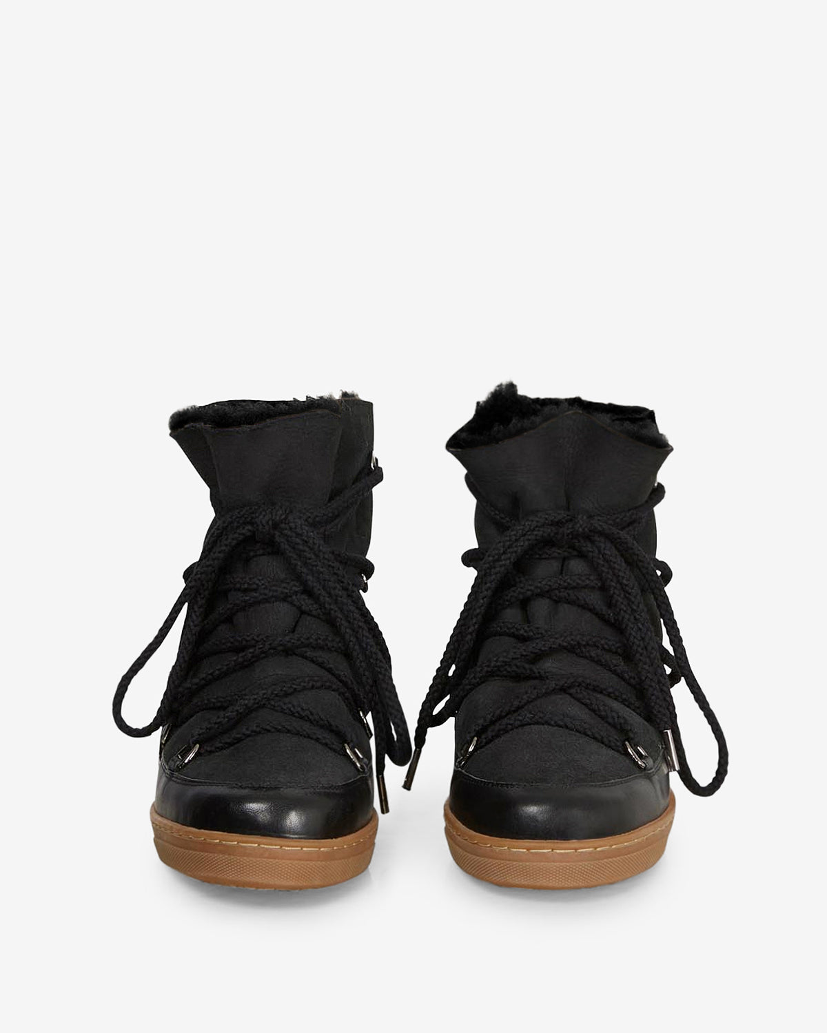 Isabel Marant Nowles bottines après-ski noir lacets