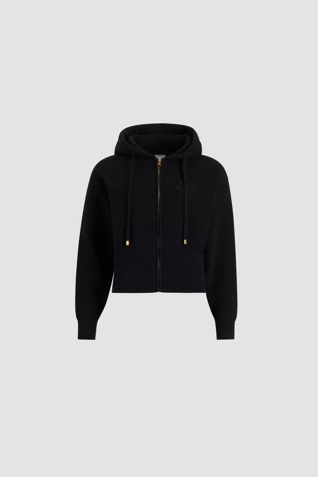 Patou KN295 hoodie laine cachemire noir taille M