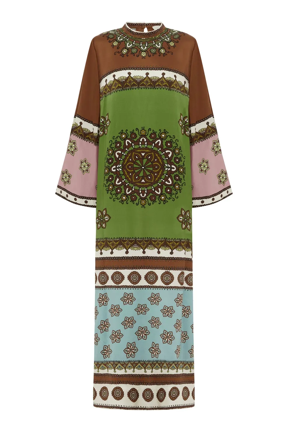 Alemaïs Contina robe midi en soie sandwash