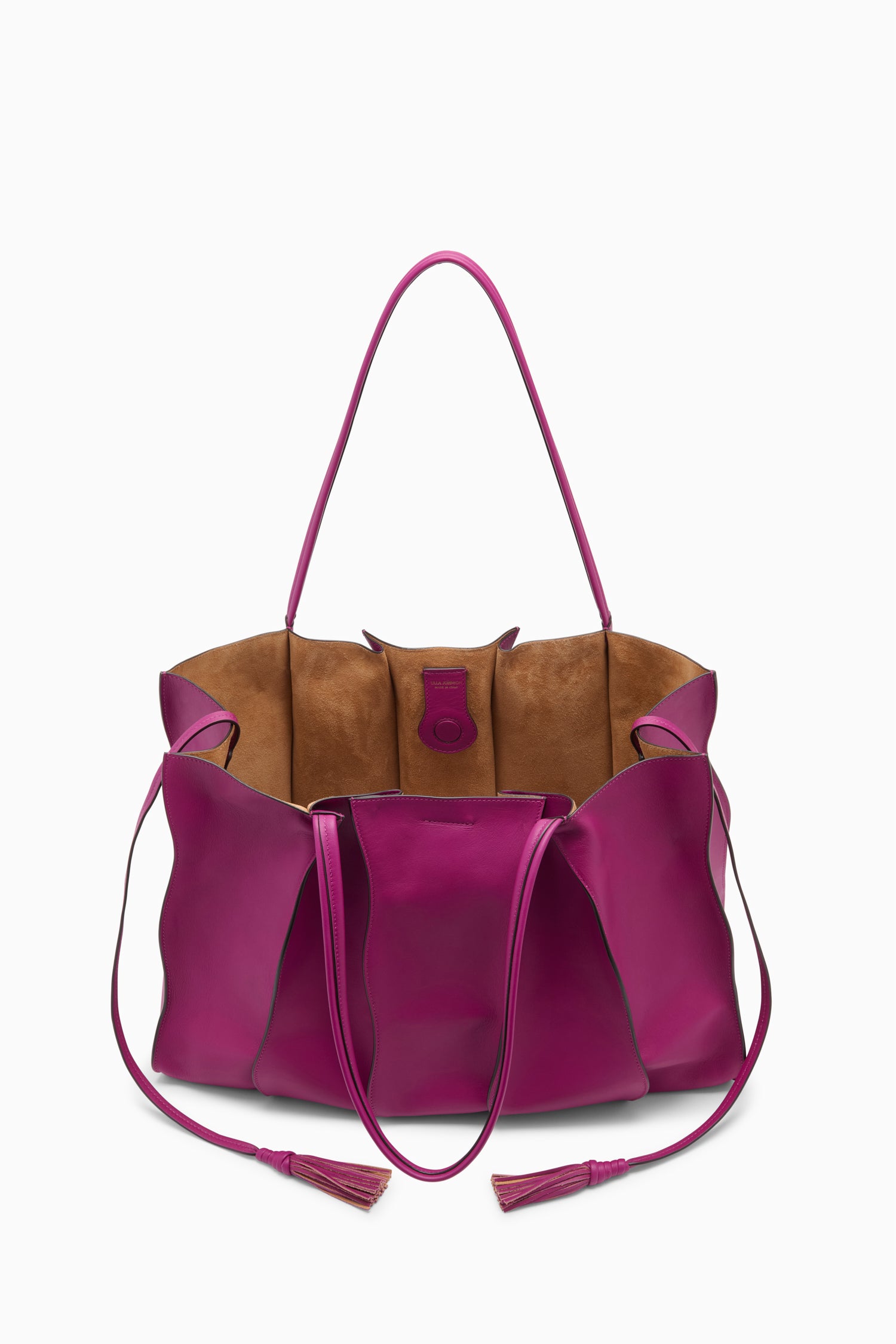 Ulla Johnson Adria Large Tote sac cuir orchid