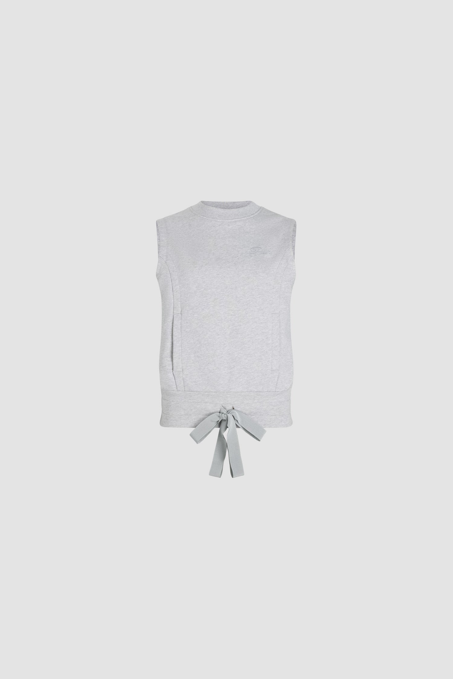 Patou JE159 sweat sans manches coton bio gris XS-XL