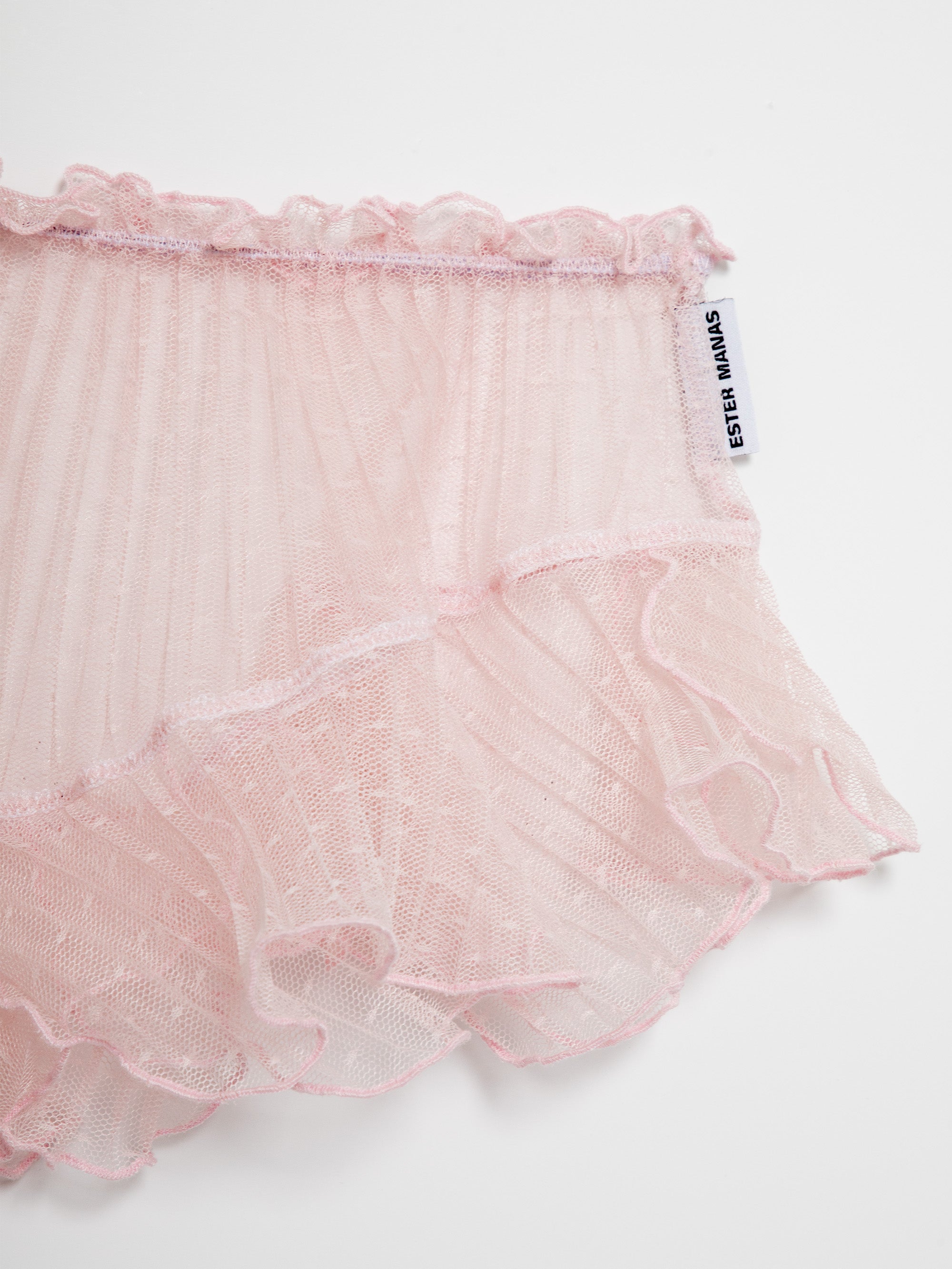 Ester Manas Mini Manas jupe asymétrique rose 98-104