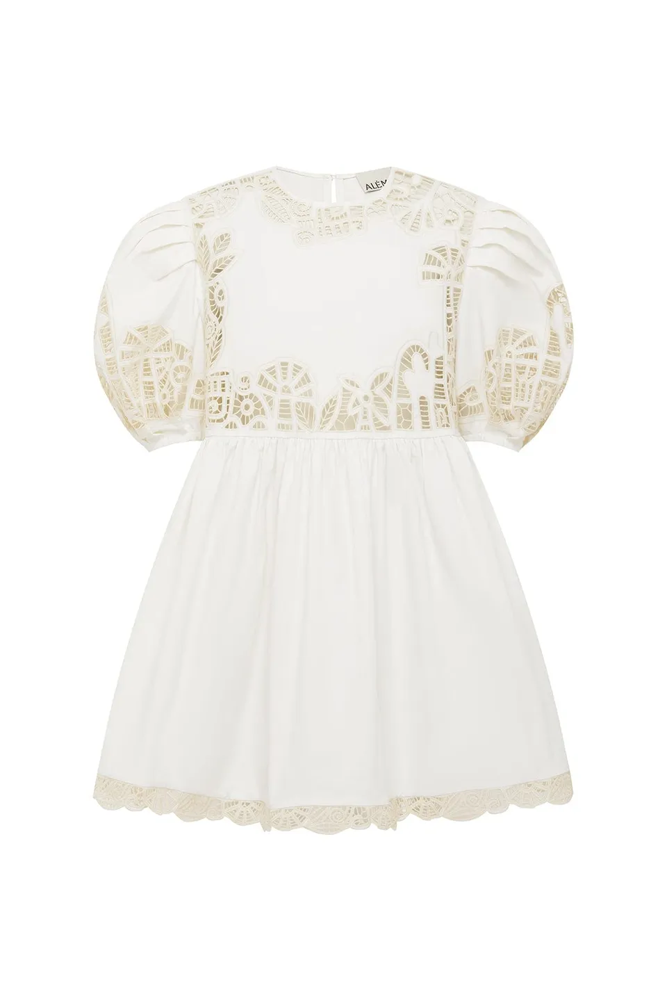 Alemäis Rosemary Embroidered Mini robe brodée coton taille 10