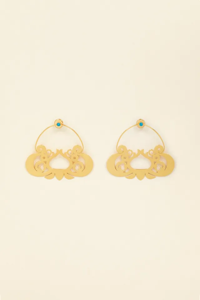 Patou Jewellery A21JW0711000622B créoles perles Bleu