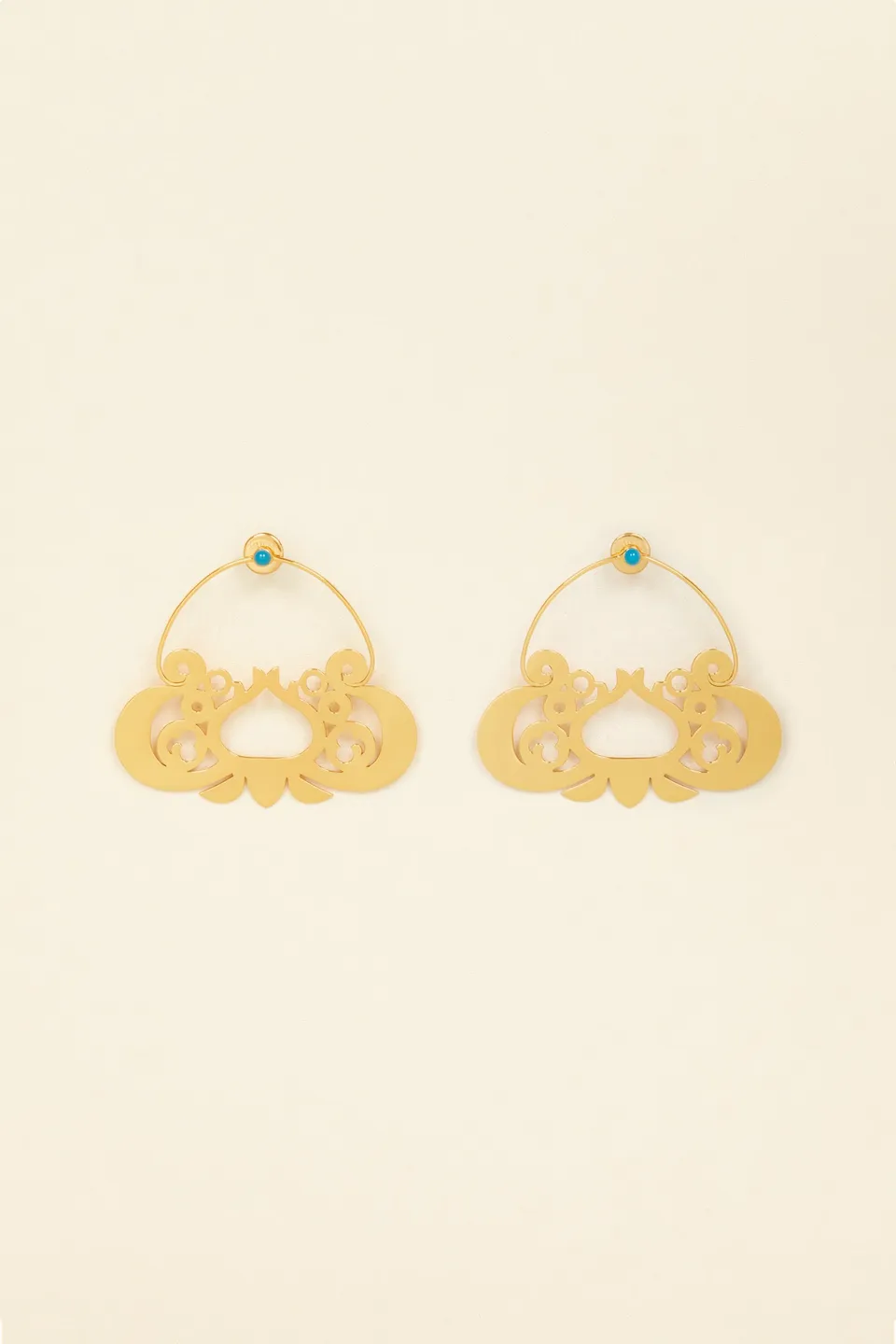 Patou Jewellery A21JW0711000622B créoles perles Bleu