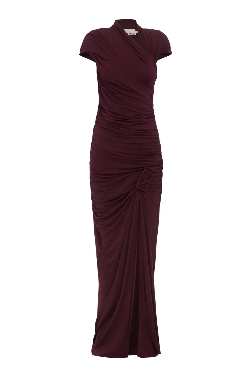 Alemais Eddie robe midi fendue taille AU6 viscose