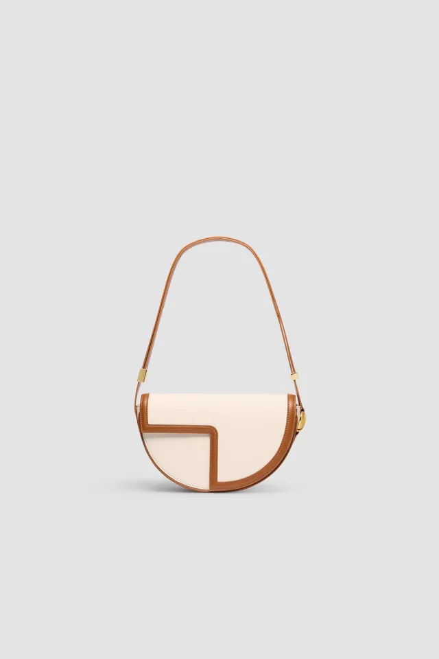 Patou Le Patou P25BA0235500811C sac cuir toile caramel