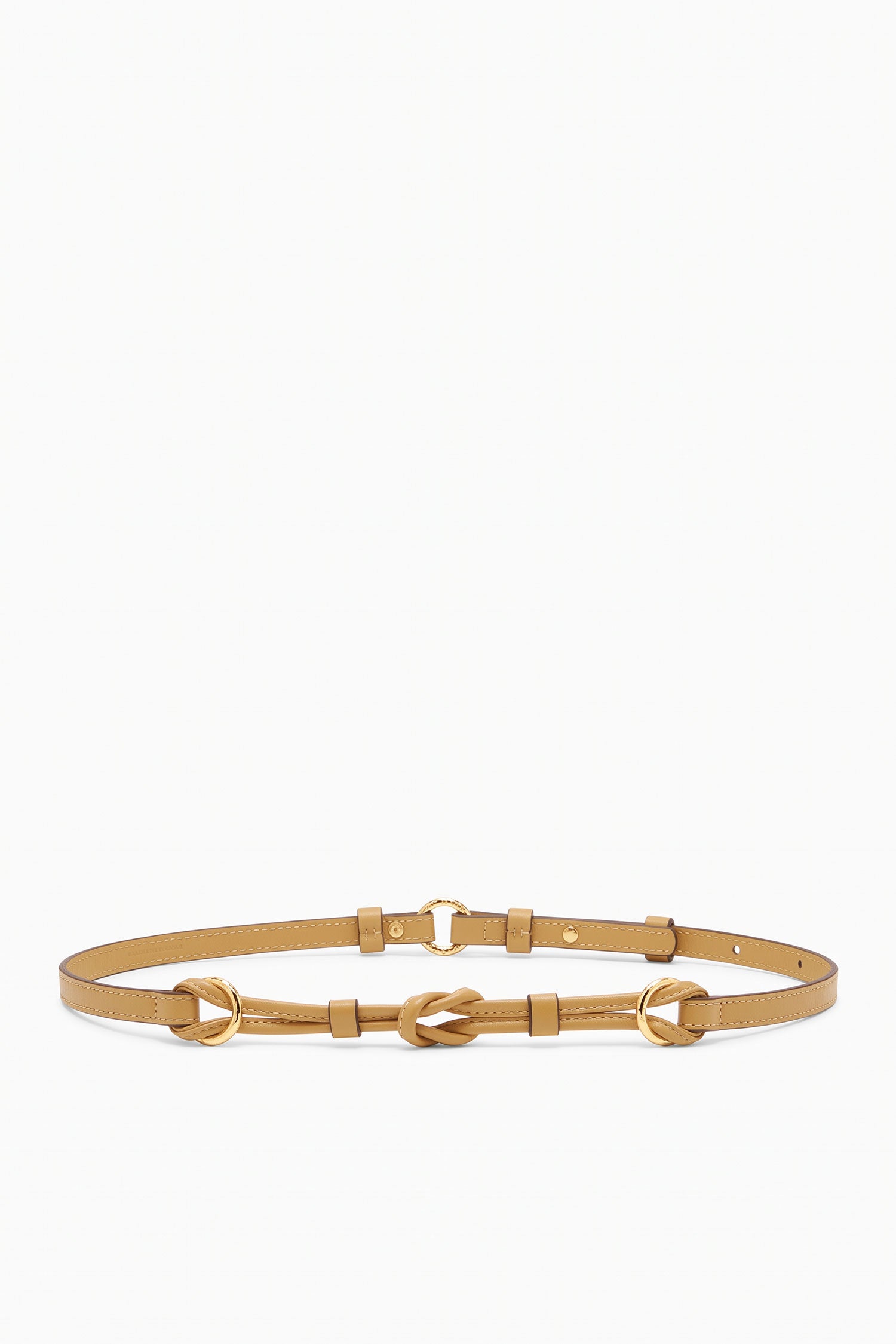 Ulla Johnson Knot ceinture cuir Bisque