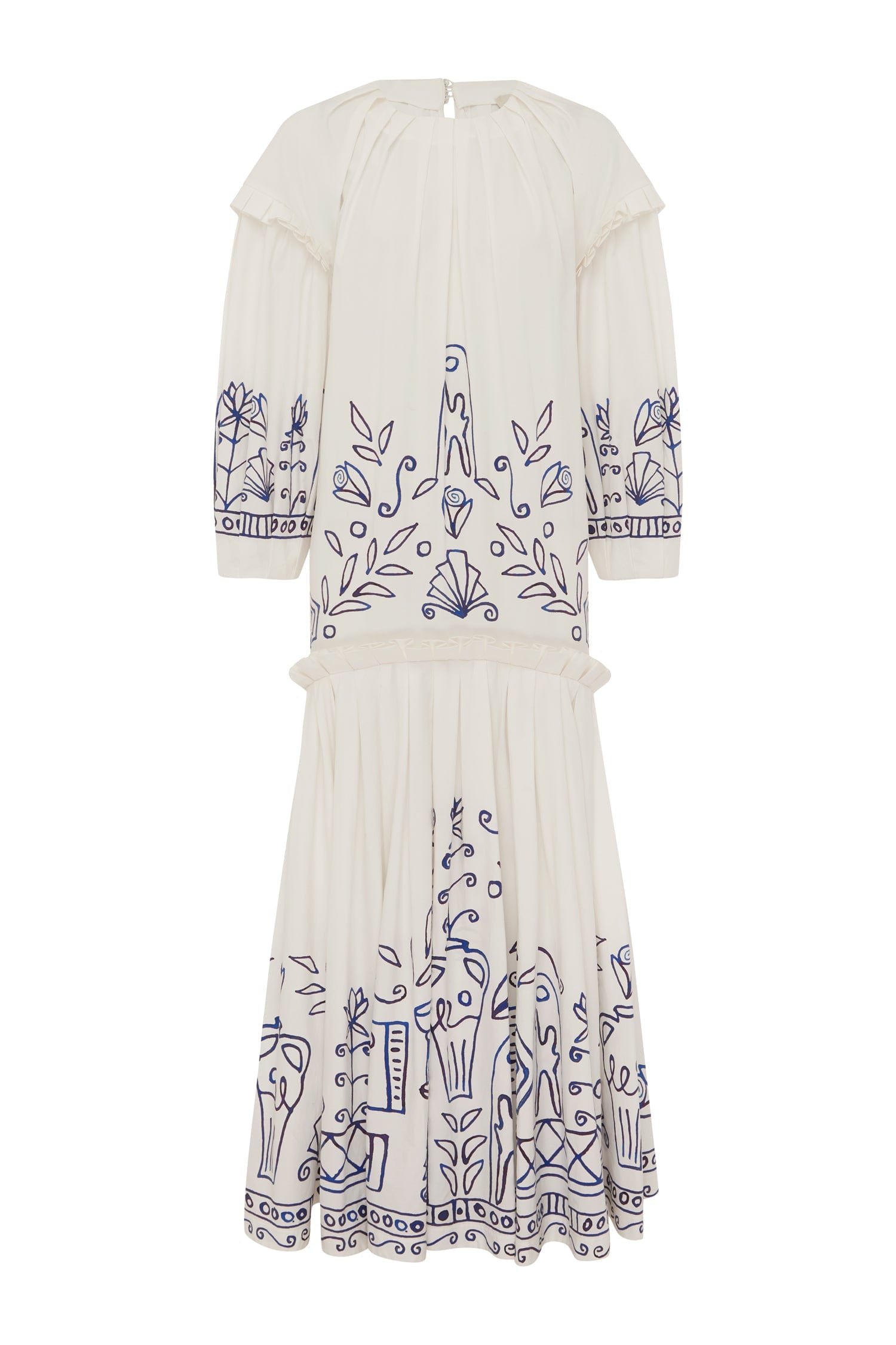Alemais Leela Midi Dress robe midi coton