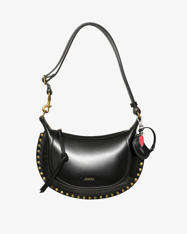Isabel Marant Oskan Moon accessoire sac noir cuir
