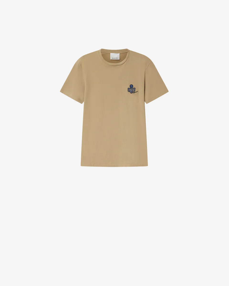 Isabel Marant Honoré TS0052HE-D3N06H t-shirt sable coton