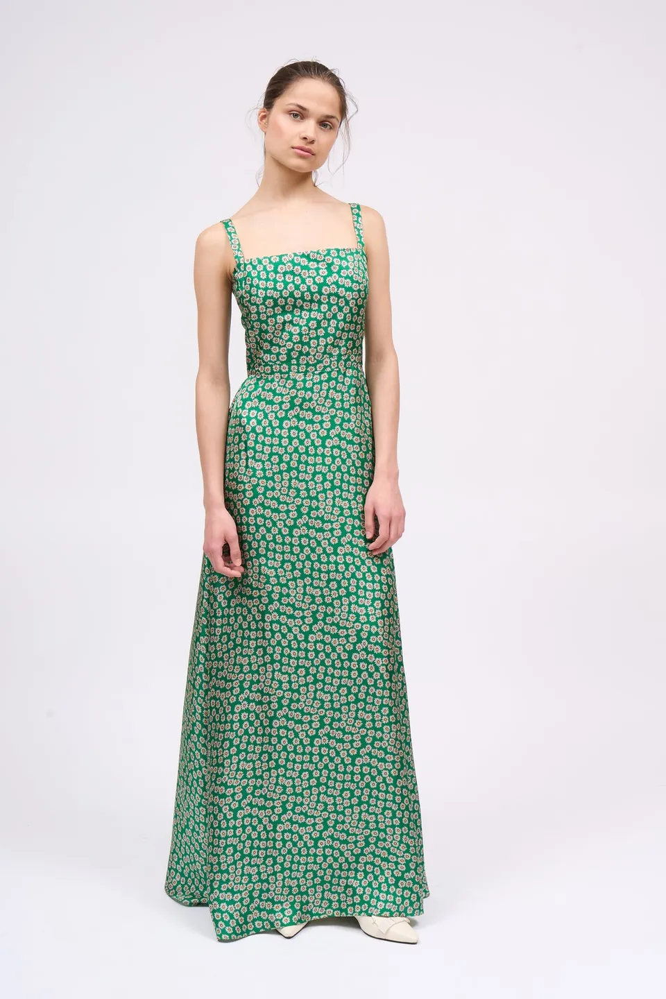Paul & Joe Gillian robe longue soie marguerite
