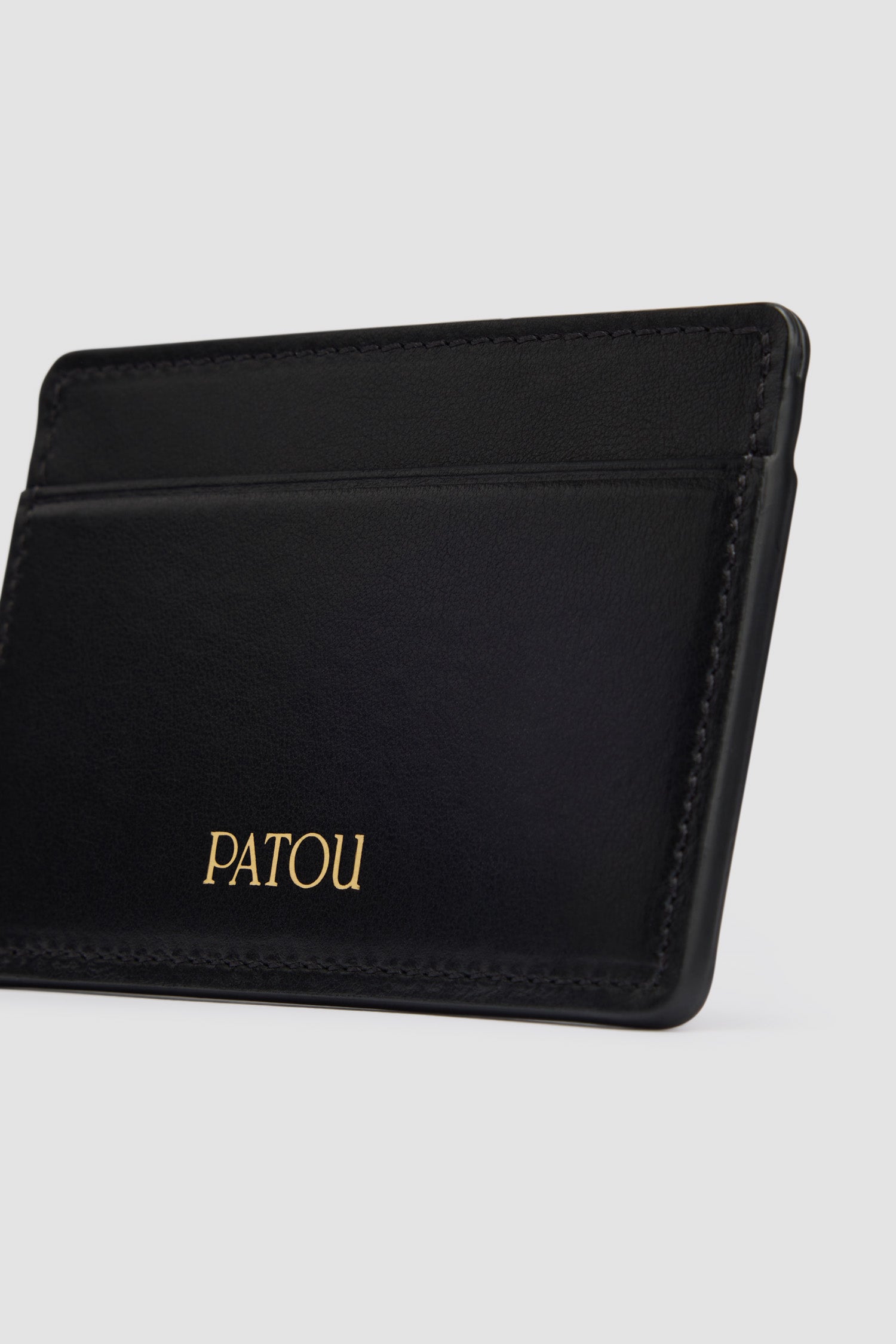 Patou P24SL0015000999B porte-cartes cuir noir JP