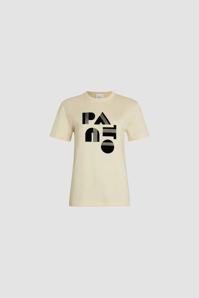 Patou JE119 t-shirt coton bio Angora col rond