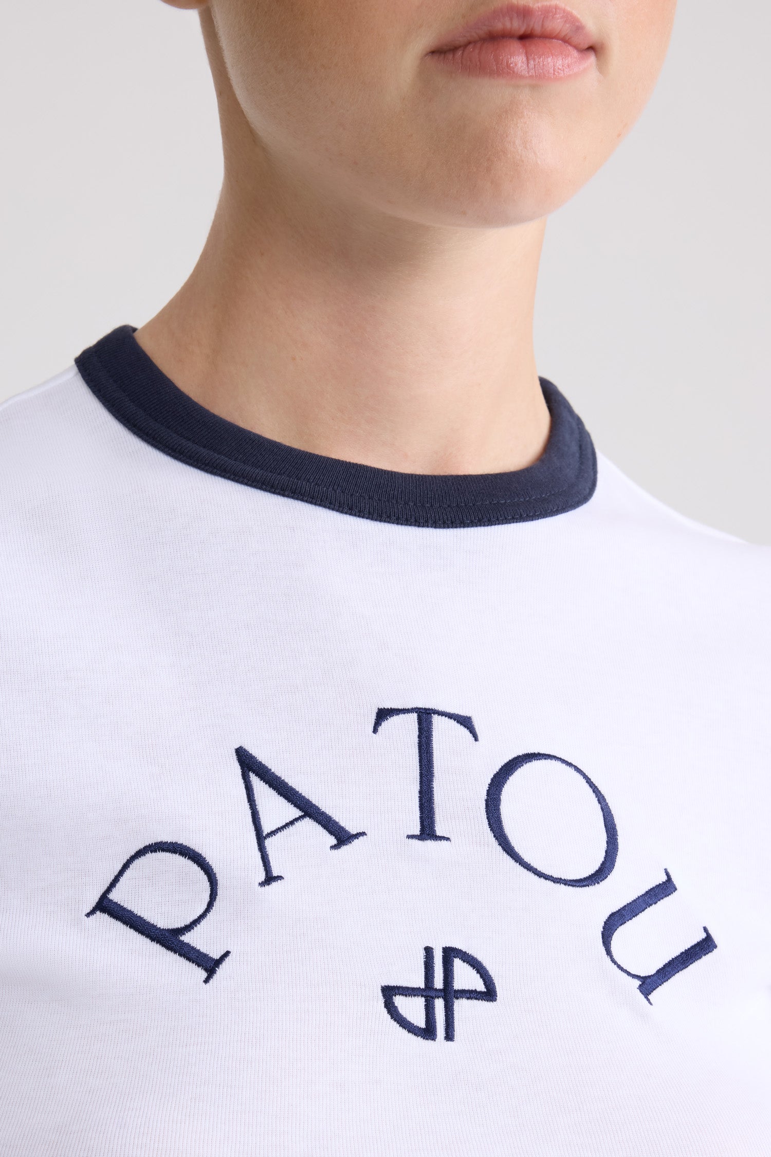 Patou T-Shirts P26JE2499994001W T-shirt blanc coton bio