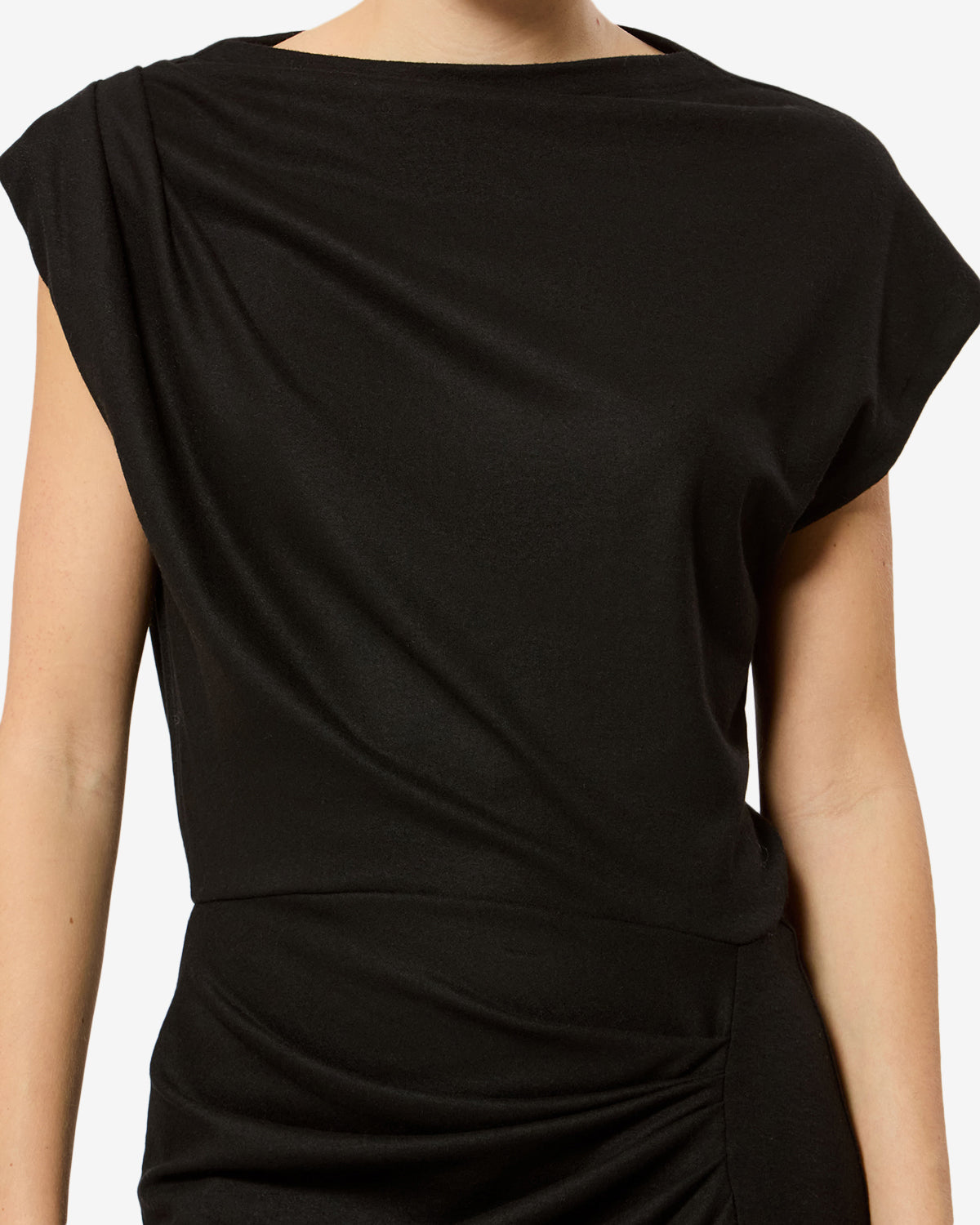 Isabel Marant Naerys RO0260FD robe noir jersey longue