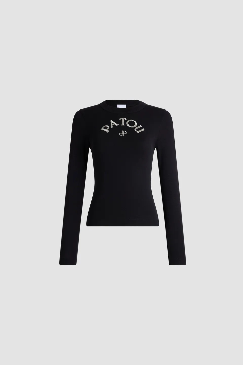Patou JE274 t-shirt manches longues noir coton bio XS