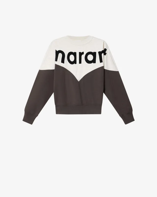 Isabel Marant Houston sweatshirt noir délavé coton