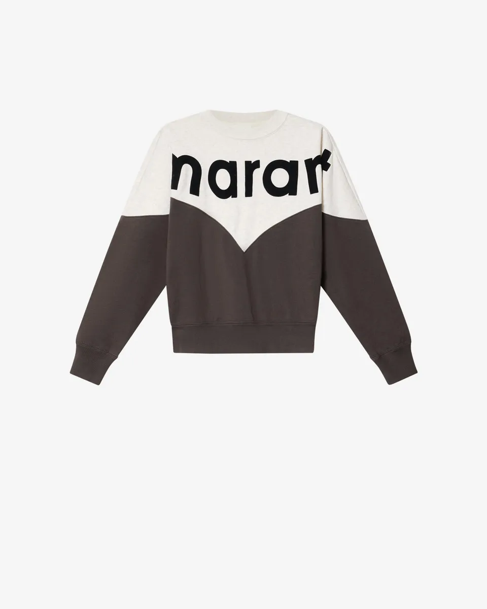 Isabel Marant Houston sweatshirt noir délavé coton