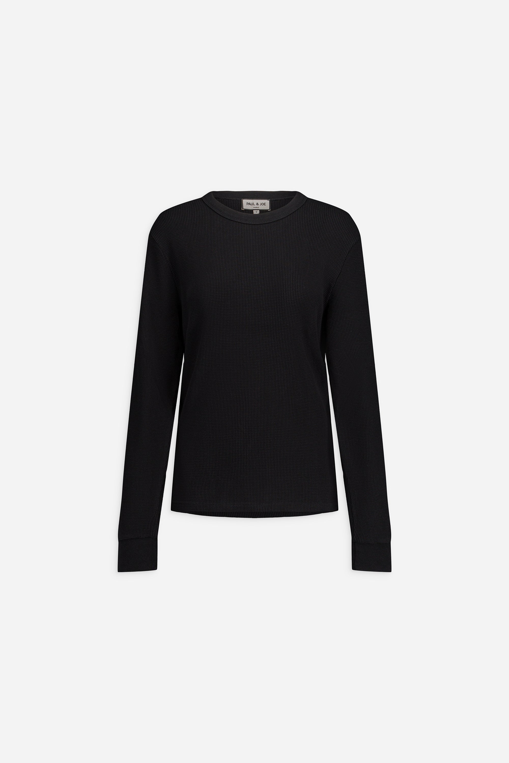 Paul & Joe Hauts tee-shirt Sancti bleu manches longues coton